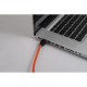 LAN - Ethernet Υφασμάτινο Καλώδιο 2 Μέτρα RF15 Φωσφοριζέ Πορτοκαλί - Cat 5e RJ48