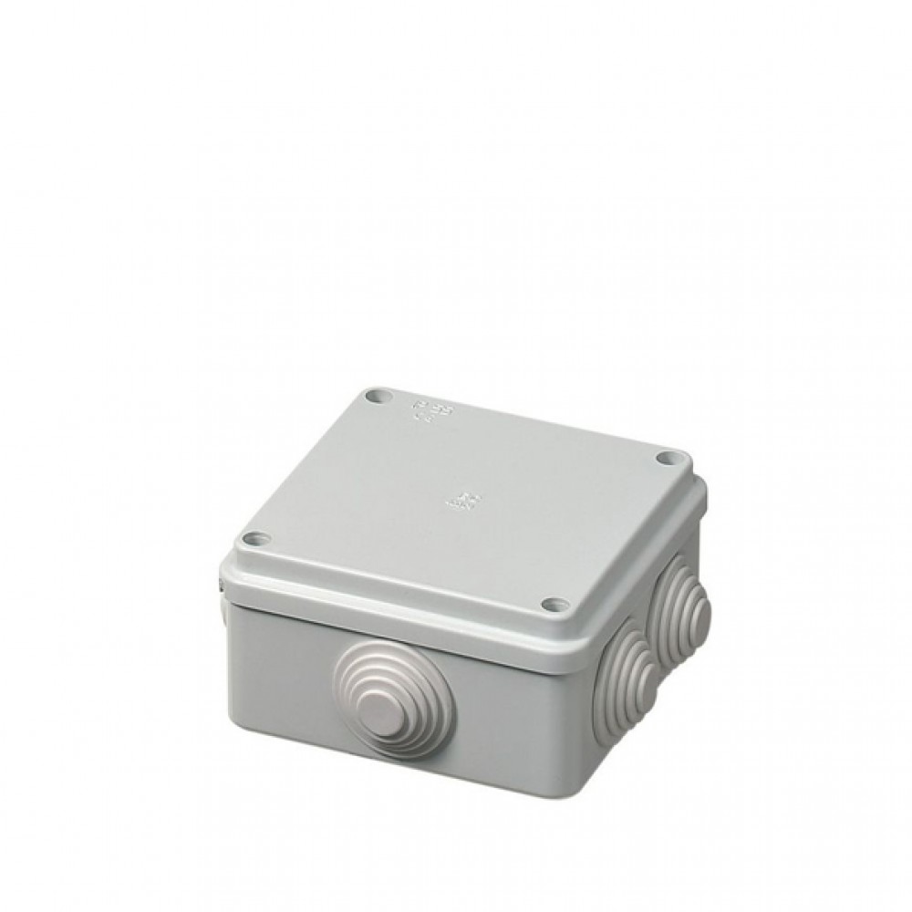 Κουτί Διακλάδωσης Με Στυπιοθλίπτες IP55 80x80x40 400C3 Elettrocanali