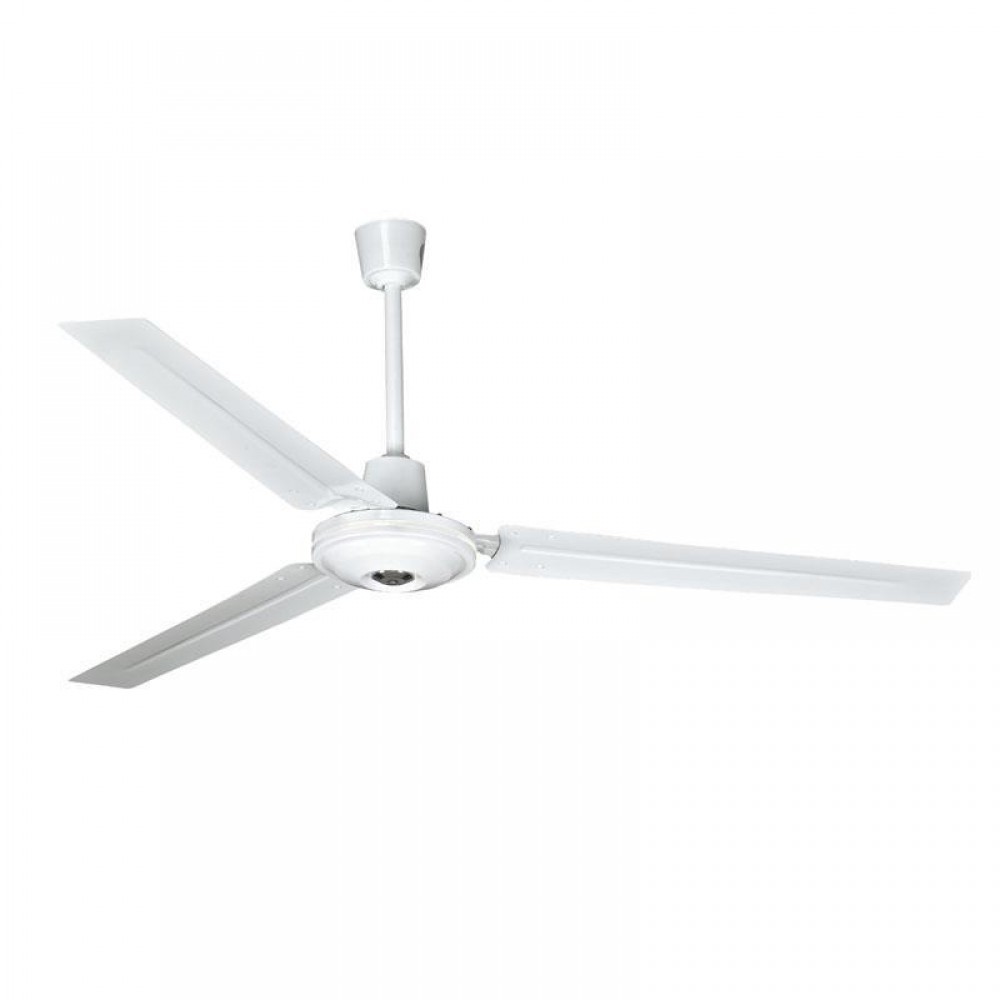 Ανεμιστήρας Οροφής Βιομηχανικού Τύπου Φ140 80W 5 Επίπεδα Ταχυτήτας Σε Λευκό Eurolamp Ανεμιστήρας Οροφής Βιομηχανικού Τύπου Φ140 80W 5 Επίπεδα Ταχυτήτας Σε Λευκό Eurolamp