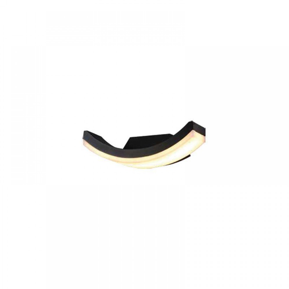 Αδιάβροχη LED Eveligh Απλίκα 6W Από Αλουμίνιο 45º 230V Σε Δύο Χρώματα IP54 VISION Eurolamp