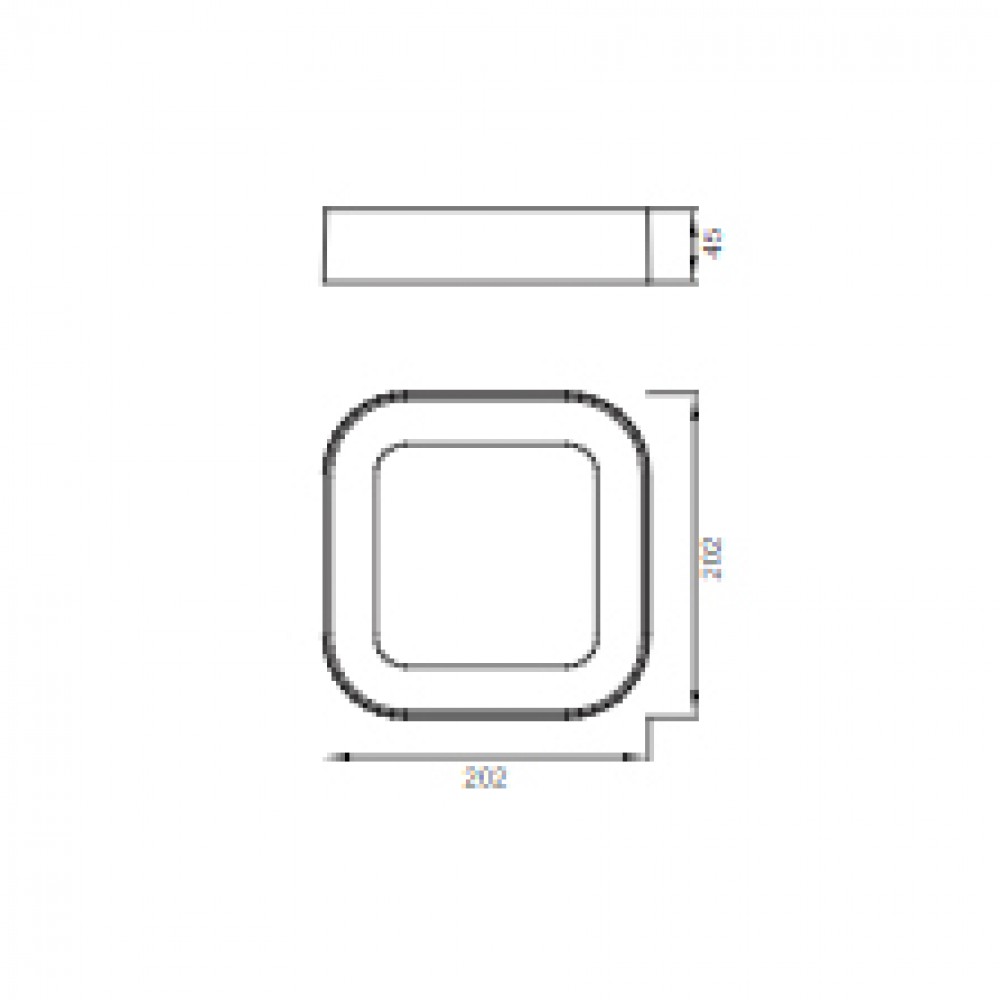 Αδιάβροχη LED Eveligh Απλίκα 10W Από Αλουμίνιο 60º 230V Σε Δύο Χρώματα IP54 VISION Eurolamp