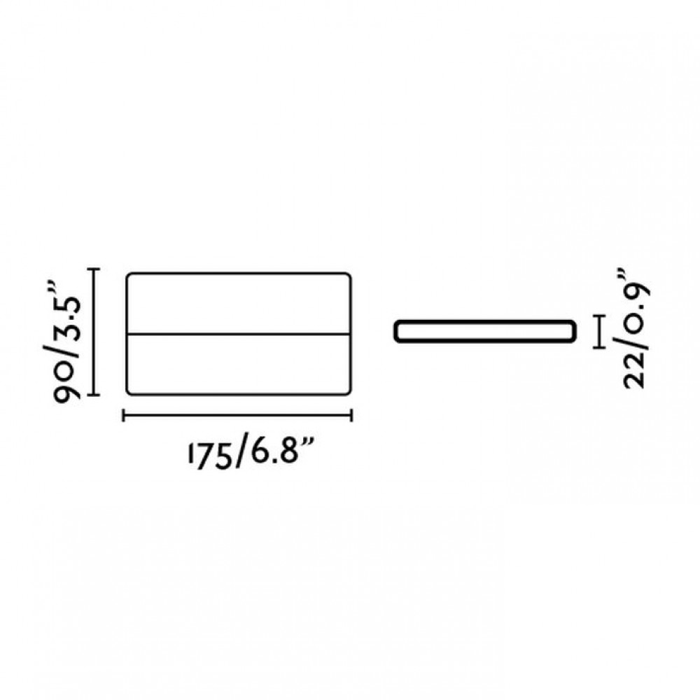 LED Εξωτερική Απλίκα 12W Αλουμινίου Σε Δύο Χρώματα ADAY FARO