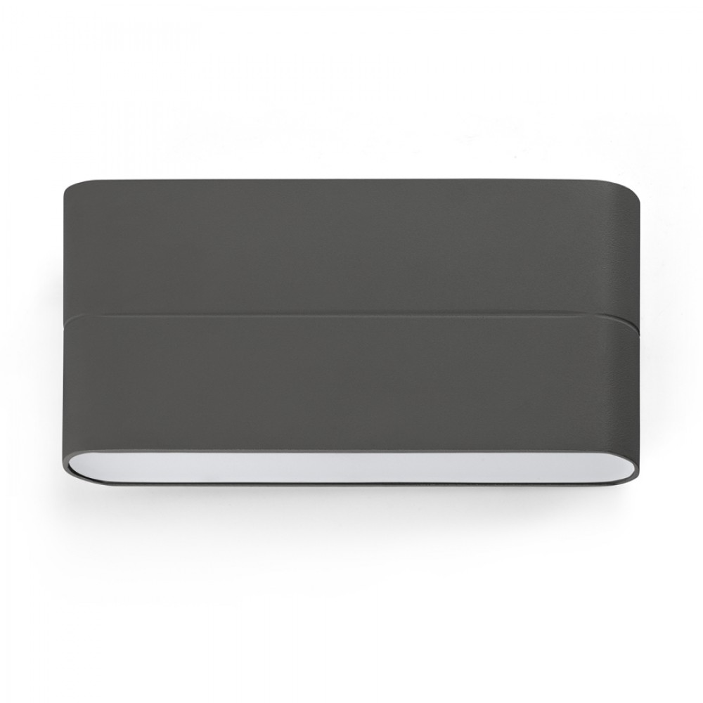 LED Εξωτερική Απλίκα 12W Αλουμινίου Σε Δύο Χρώματα ADAY FARO