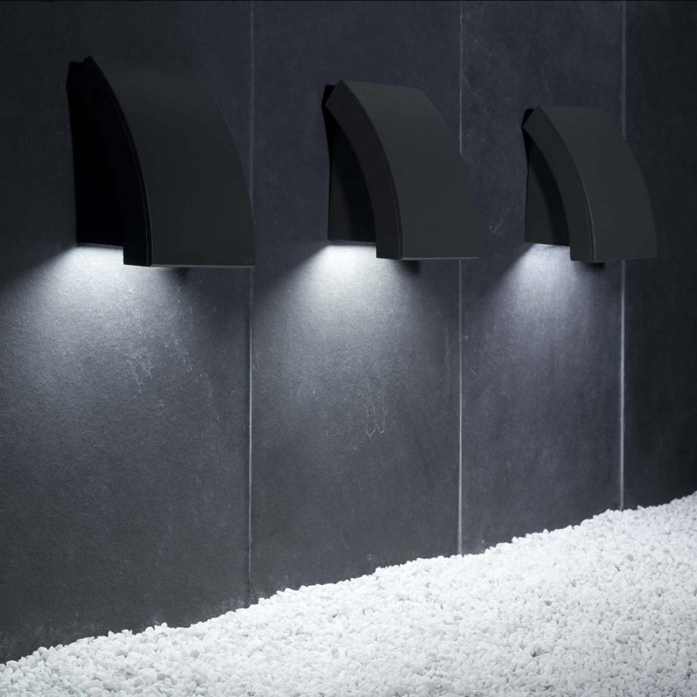 Εξωτερικό Επιτοίχιο Φωτιστικό Αλουμινίου Με Γυάλινο Διαχύτη PROA FARO Εξωτερικό Επιτοίχιο Φωτιστικό Αλουμινίου Με Γυάλινο Διαχύτη PROA FARO