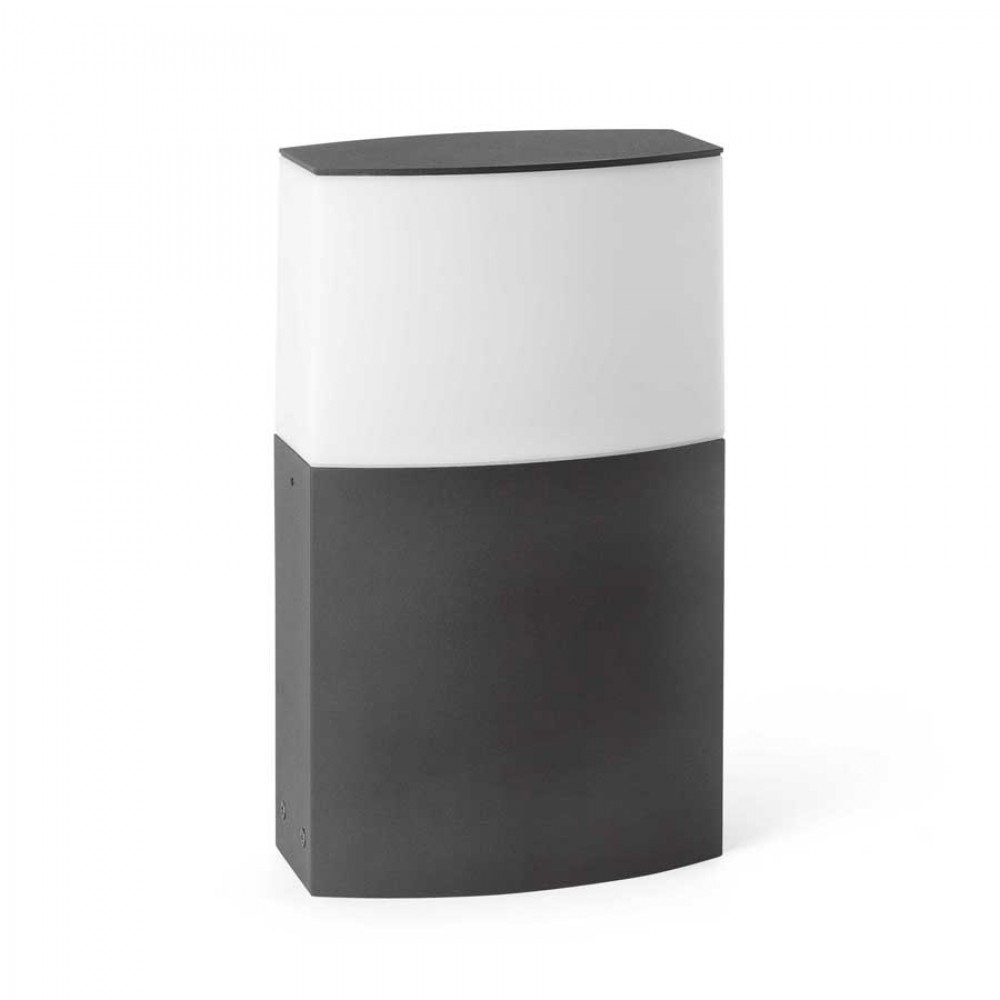 Μεταλλικό Κολωνάκι Από Αλουμίνιο Με Οπάλ Κάλυμμα IP44 Σκούρο Γκρι H300 1xE27 DATNA FARO Μεταλλικό Κολωνάκι Από Αλουμίνιο Με Οπάλ Κάλυμμα IP44 Σκούρο Γκρι H300 1xE27 DATNA FARO