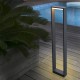 LED Φωτιστικό Κολωνάκι 8W Αλουμινίου Με Οπάλ Κάλυμμα Εξωτερικού Χώρου H800 ALP FARO