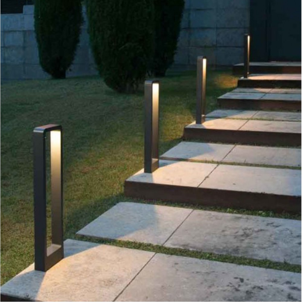 LED Εξωτερικό Φωτιστικό Κολωνάκι 5W COB Αλουμινίου Με Διάφανο Γυάλινο Κάλυμμα H:650 DAS FARO - Η σειρά φωτιστικών DAS έχει σχεδιαστεί για φωτισμό εξωτερικών χώρων, η οποία διαθέτει τεχνολογία LED.