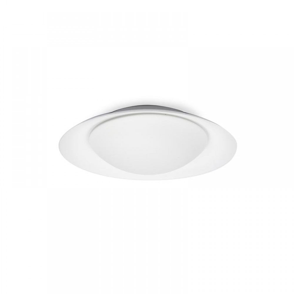 LED Μεταλλικό Φωτιστικό Οροφής 15W Σε Λευκό Χρώμα Ø390 1xG9 SIDE FARO
