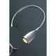 LED Επίτοιχο Φωτιστικό Αλουμινίου 3W 150Lm Σε Νικέλ Χρώμα Loke FARO
