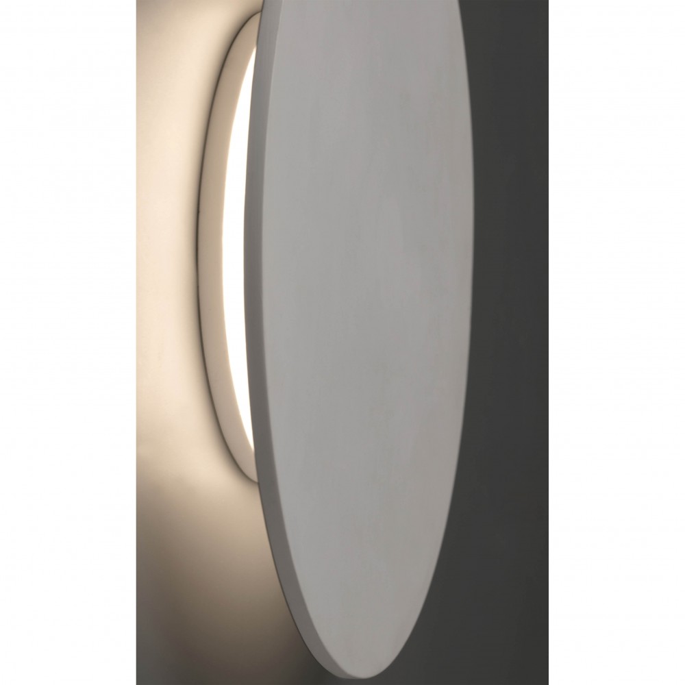 LUNA LED Λευκό Επιτοίχιο Φωτιστικό FARO