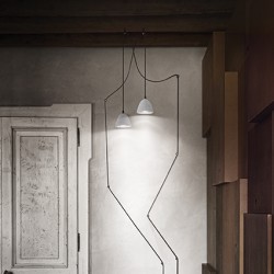 Κρεμαστό Φωτιστικό Από Τσιμέντο Oil 4 Ideal Lux