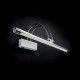 LED Μεταλλικό Φωτιστικό 8W  Με Ανακλινόμενο LED Κάλυμμα & Διακόπτη Νίκελ BOW IDEAL LUX 