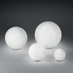 Μεταλλικό Φωτιστικό Οροφής Λευκό Γυαλί 40cm 1XE27 MAPA BIANCO IDEAL LUX