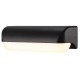 Led Απλίκα Επίτοιχη UP 8W 230V IP65 Θερμό Σε Γκρι Σκούρο Με Οπαλ PC Κάλυμμα Led Id