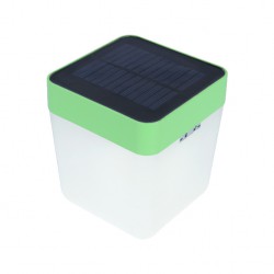 LED Ηλιακό Επιτραπέζιο Φορητό Φωτιστικό 2.3W IP44 Σε Διάφορα Χρώματα TABLE CUBE LUTEC
