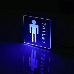 Φωτιστικό LED Σήμανσης Αλουμινίου WC MAN GLOBO STAR