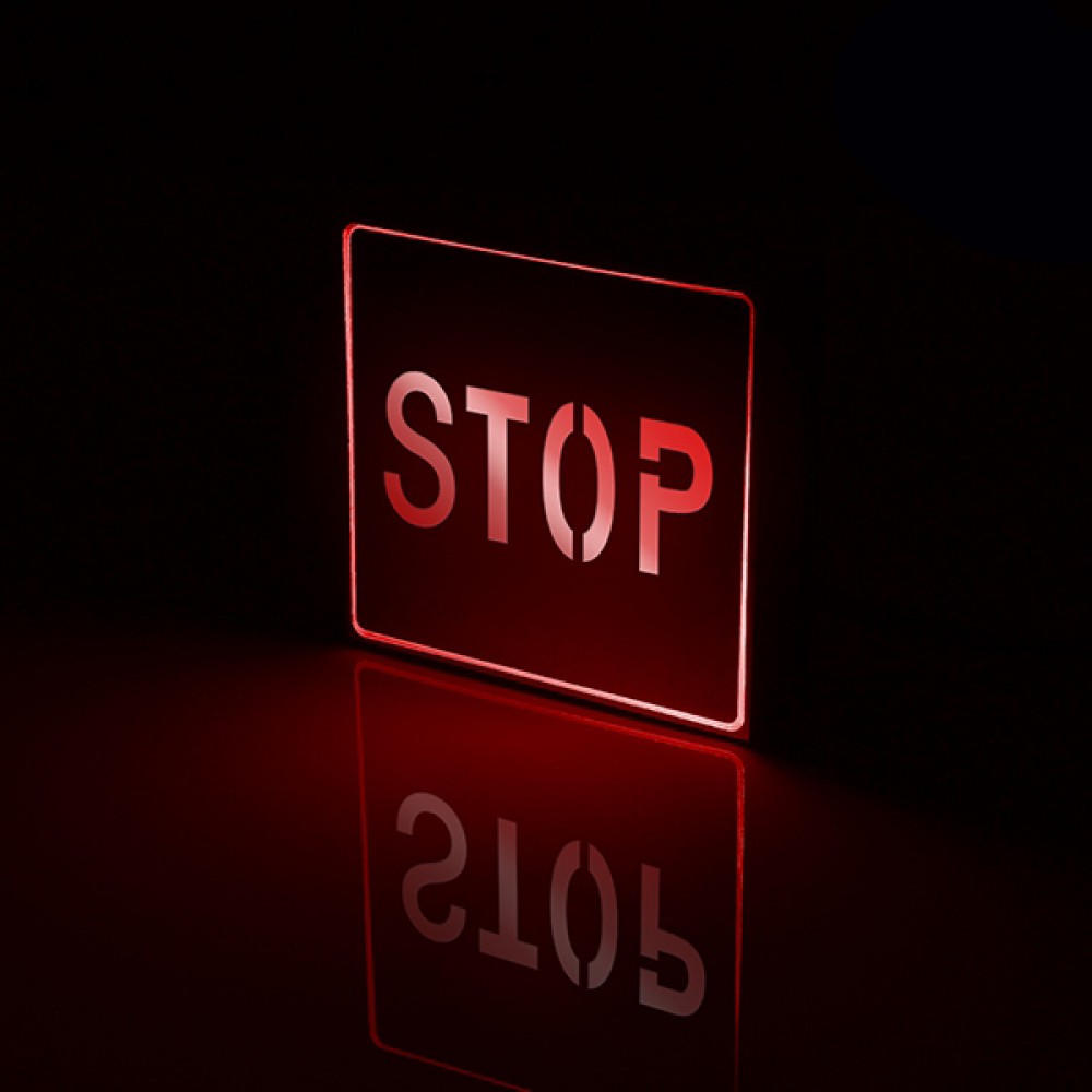 Φωτιστικό LED Σήμανσης Αλουμινίου Stop GLOBO STAR