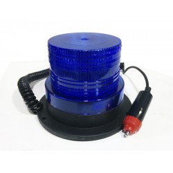 Φάρος LED 12 volt DC Μπλε με Μαγνήτη Strobe