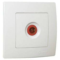 Χωνευτή Πρίζα TV-Τερματική Lillium Σε Διάφορα Χρώματα Makel