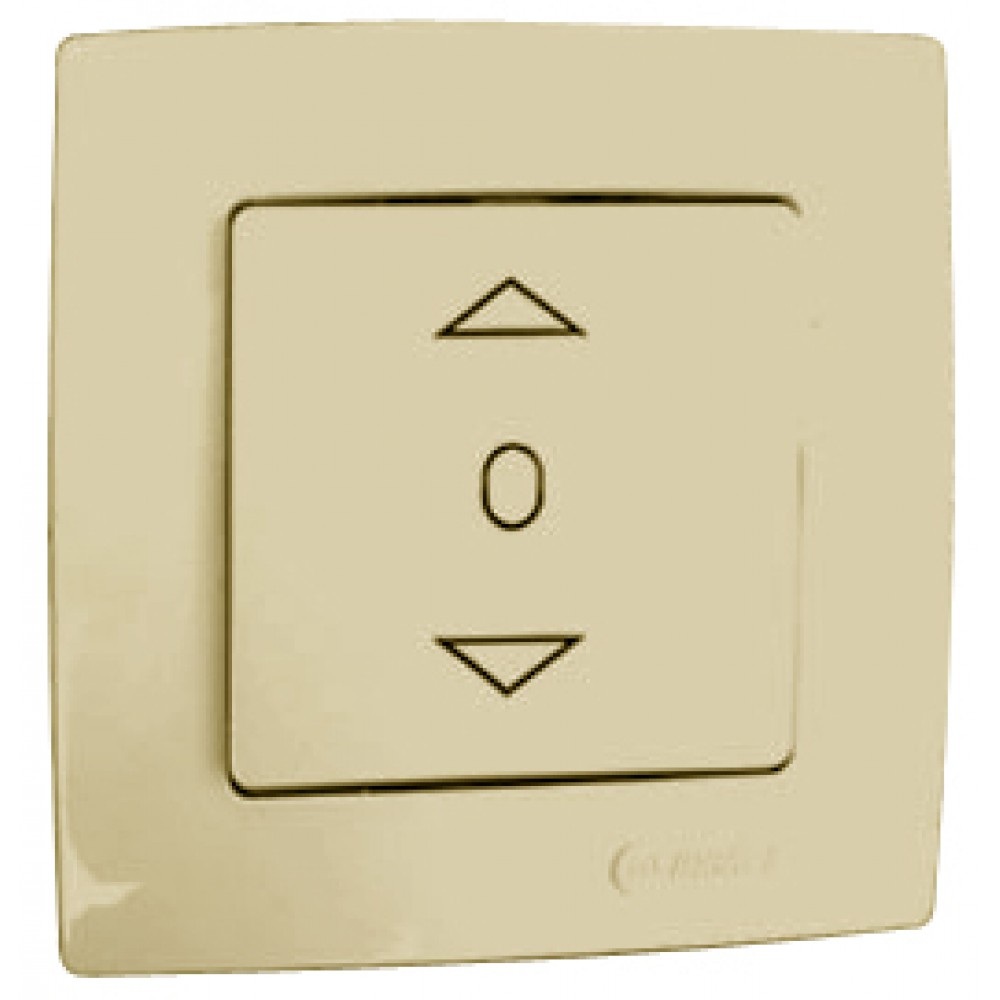 Χωνευτός Απλός Διακόπτης Ρολλών Lillium Σε Διάφορα Χρώματα Makel