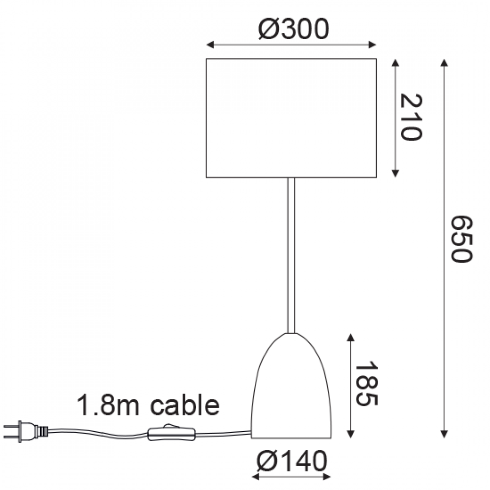 Φωτιστικό Επιτραπέζιο Γκρι Από Πηλό Με Χρυσές Μεταλλικές Λεπτομέρειες 1xE27 Aca