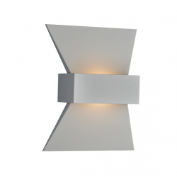 LED Επίτοιχο Φωτιστικό Από Αλουμίνιο 6W Σε Αμμώδες Γκρι Χρώμα H:200 ACA