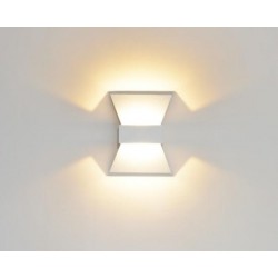 LED Επίτοιχο Φωτιστικό Από Αλουμίνιο 6W Σε Λευκό Χρώμα H:200 ACA