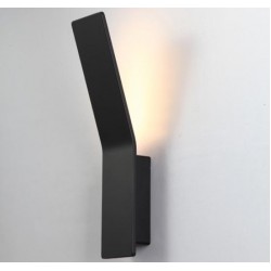 LED Επίτοιχο Φωτιστικό Από Αλουμίνιο 9W Σε Μαύρο Χρώμα H:410 ACA