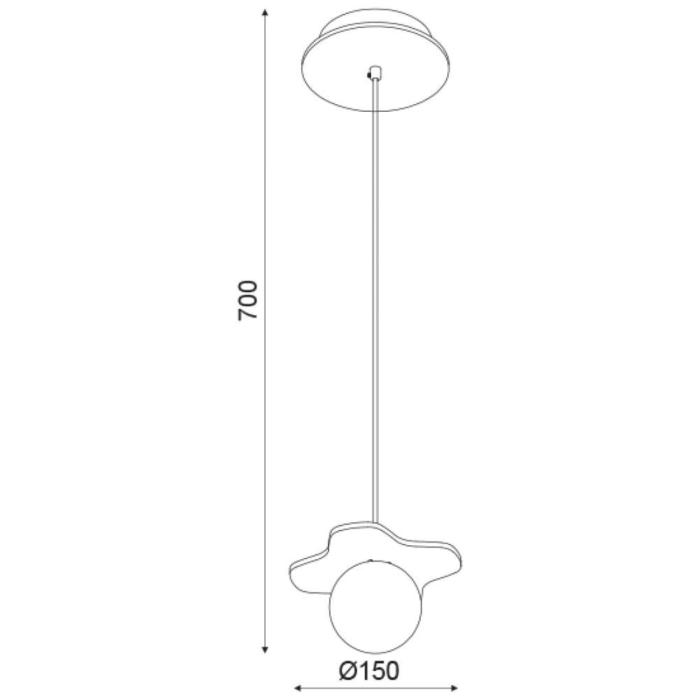 Ξύλινο Κρεμαστό Φωτιστικό Με Γυάλινη Μπάλα Σε Δύο Χρώματα 1xG9 ACA Ξύλινο Κρεμαστό Φωτιστικό Με Γυάλινη Μπάλα Σε Δύο Χρώματα 1xG9 ACA