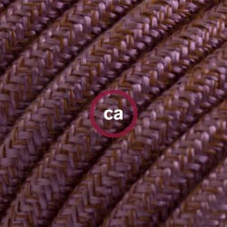 Στρογγυλό Υφασμάτινο Καλώδιο - RX11 Κεραμιδί Βυσσινί Βαμβάκι Creative Cables