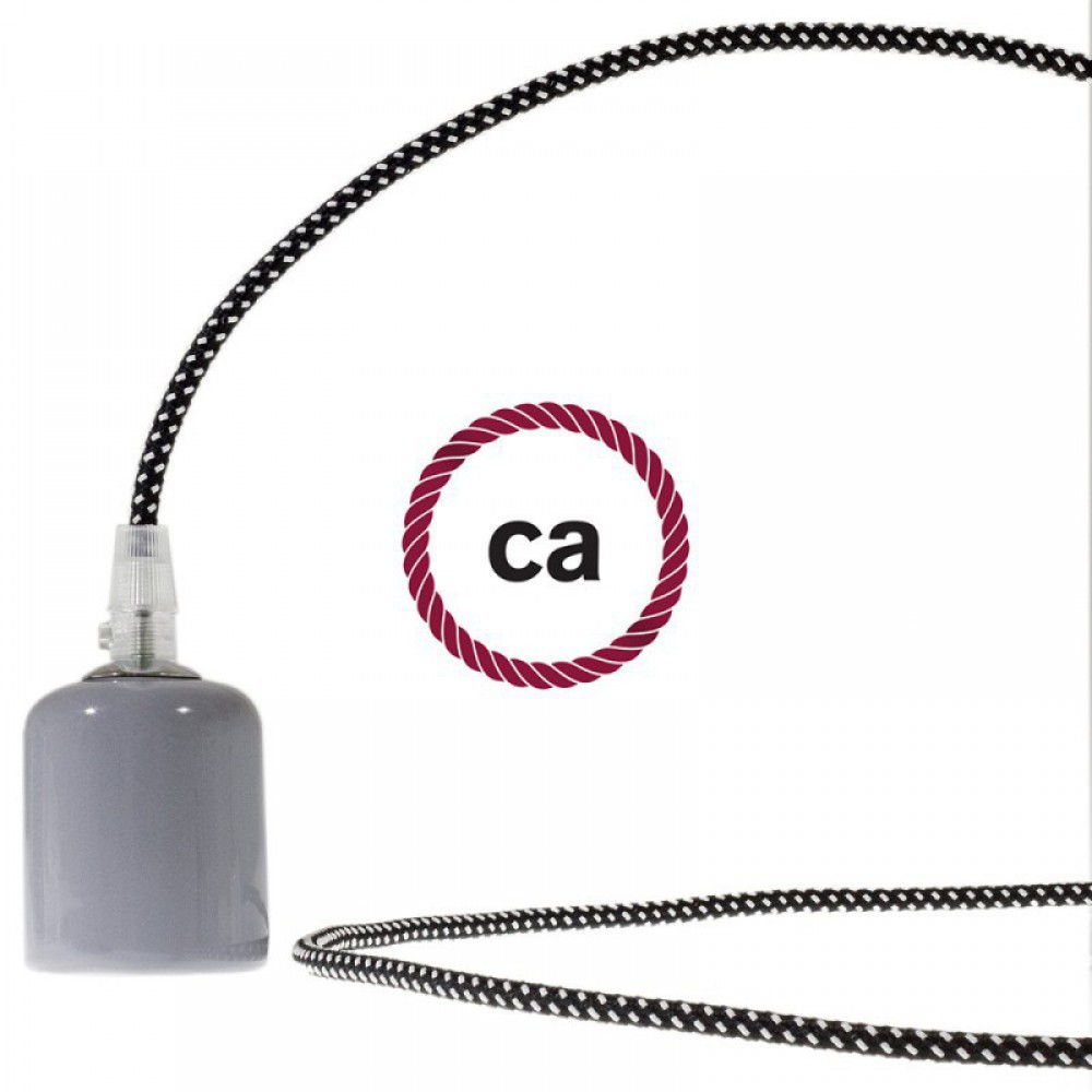 Στρογγυλό Υφασμάτινο καλώδιο με 3D εφέ Stars RT41 Creative Cables