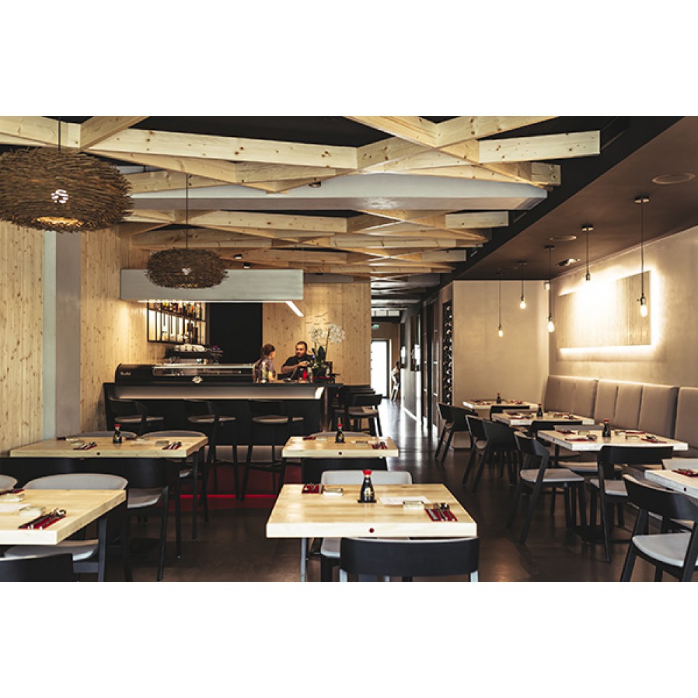 Μεταλλικό Κρεμαστό Φωτιστικό Με Καπέλο Από Ινδοκάλαμο 1XE27 NIDO FARO