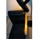 Φωτιστικό Δαπέδου Και Οροφής Αλουμινίου Σε Μαύρο Χρώμα 1xE27 WHIZZ FARO 20166