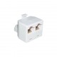 Τηλεφωνικό Adaptor Αρσενικό/Θηλυκό 6P2C X2 T201-02 (YH202) TOP ELECTRONIC Τηλεφωνικό Adaptor Αρσενικό/Θηλυκό 6P2C X2 T201-02 (YH202) TOP ELECTRONIC