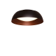 Πλαφονιέρα LED 24W Μεταλλική Σε Μαύρο Με Εφέ Εσωτερικά Ξύλου CHESTER VIOKEF