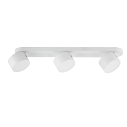 LED Μεταλλικό Σποτ Οροφής Λευκό 3x5W NOD VIOKEF