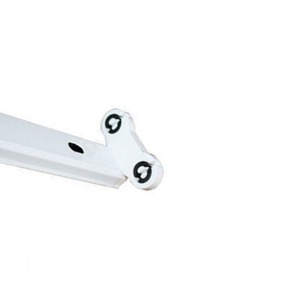 Φωτιστικό Κενό Slim Για LED TUBE 2x0.60m EUROLAMP