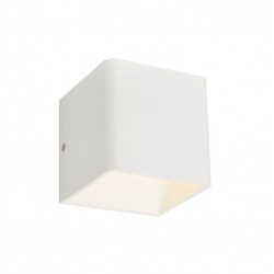 LED COB 3W Επίτοιχο Θερμό Φωτιστικό Σποτ Σε Λευκό Χρώμα 100x100 IP20 NEPHELE Aca