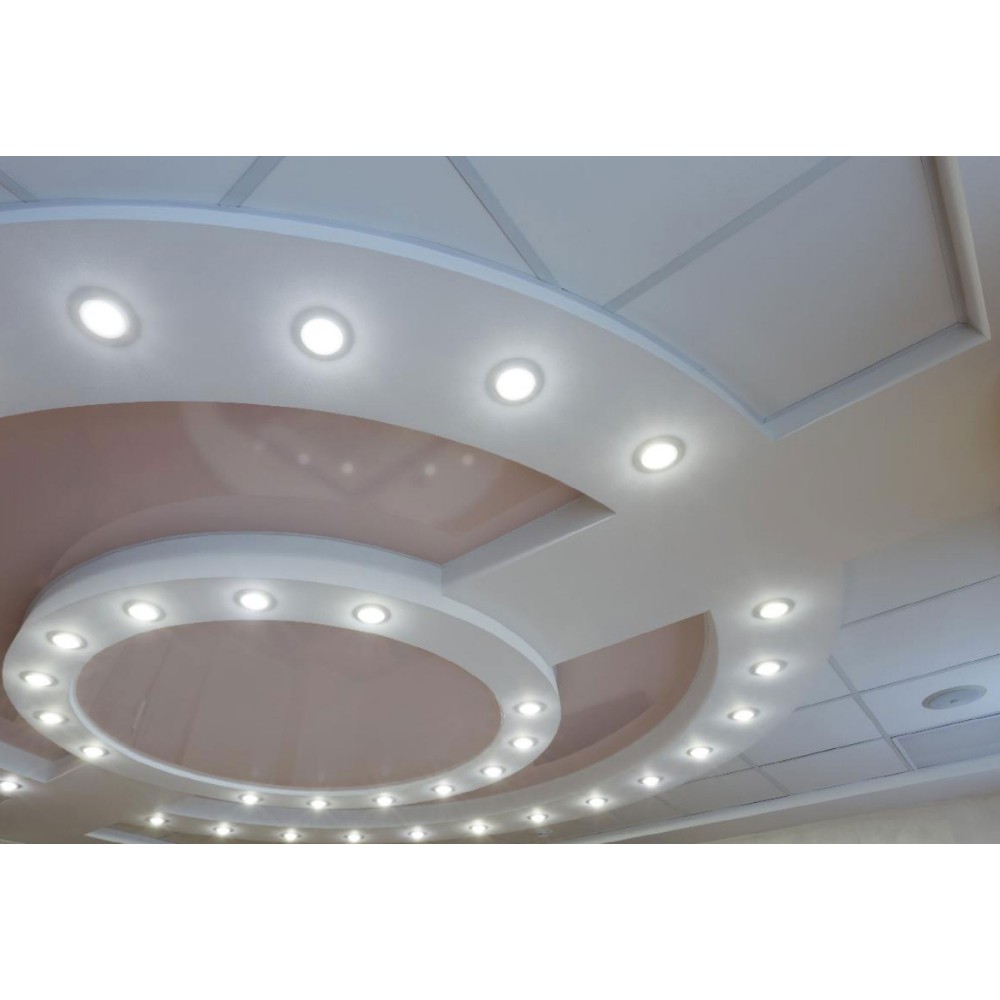 Φωτιστικό Οροφής Slim Panel Λευκό Στρογγυλό LED SMD ARCA 6W 120° Aca