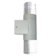 LED Απλίκα Εξωτερικού Χώρου UP -DOWN 4W 180lm 3000K 120° IP44 CLETO Aca
