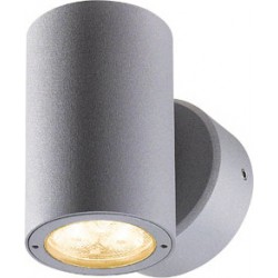 LED Απλίκα Εξωτερικού Χώρου Γκρι Up -Down 110mm 6W 368lm 24° IP54 COMPASS Aca