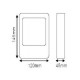 LED Απλίκα Εξωτερικού Χώρου Γκρι 3W 160lm 140° IP44 LUNOS Aca