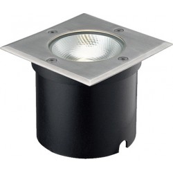 LED Φωτιστικό Εδάφους Χωνευτό Αλουμινίου Τετράγωνο 12,5 x 12,5cm 7W 21° IP65 FLOW Aca