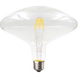 Λάμπα Led Filament Zyro Σε Διάφανο Γυαλί Ε27 6W 690lm 2700K 230V/Ac Ντιμαριζόμενη Diolamp