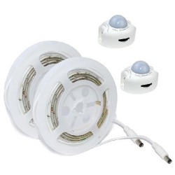 LED Ταινία Αδιάβροχη IP65 Σετ Των 2 Τεμαχίων 1.20m Με Αισθητήρα Κίνησης 3.5W 230V AC - ACA