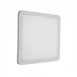 Φωτιστικό Οροφής Slim Panel Λευκό Τετράγωνο Χωνευτό LED SMD 15W 120° FLEXI Aca