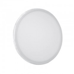 Φωτιστικό Οροφής Slim Panel Λευκό Στρογγυλό Χωνευτό LED SMD 9W 120° FLEXI Aca