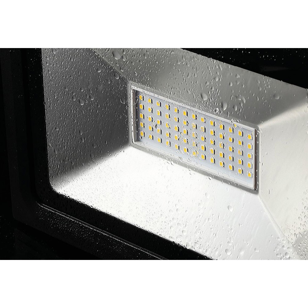 Αδιάβροχος LED SMD Προβολέας Αλουμινίου Σε Ουδέτερο Λευκό 30W IP66 230V 110° ACA
