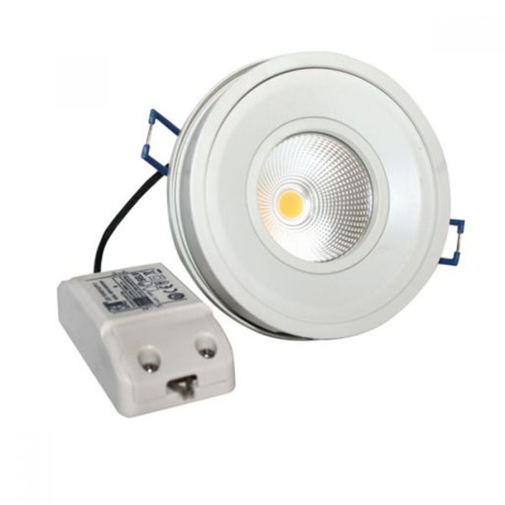 LED Χωνευτό Φωτιστικό Σποτ Κινητό Στρογγυλό 10W 230V 60° IP20 BEL ACA