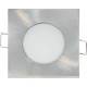 LED Χωνευτό Φωτιστικό Σποτ Νίκελ Ματ Τετράγωνο Αδιάβροχο 5W 230V 120° IP65 VERA ACA